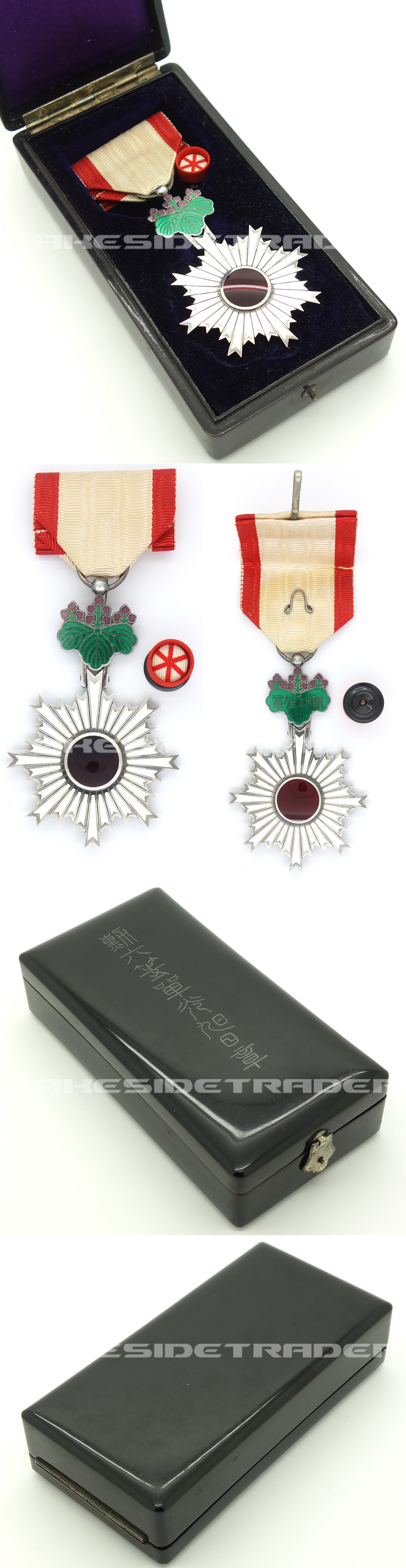 Japan - Cased Order of the Rising Sun 6th Class