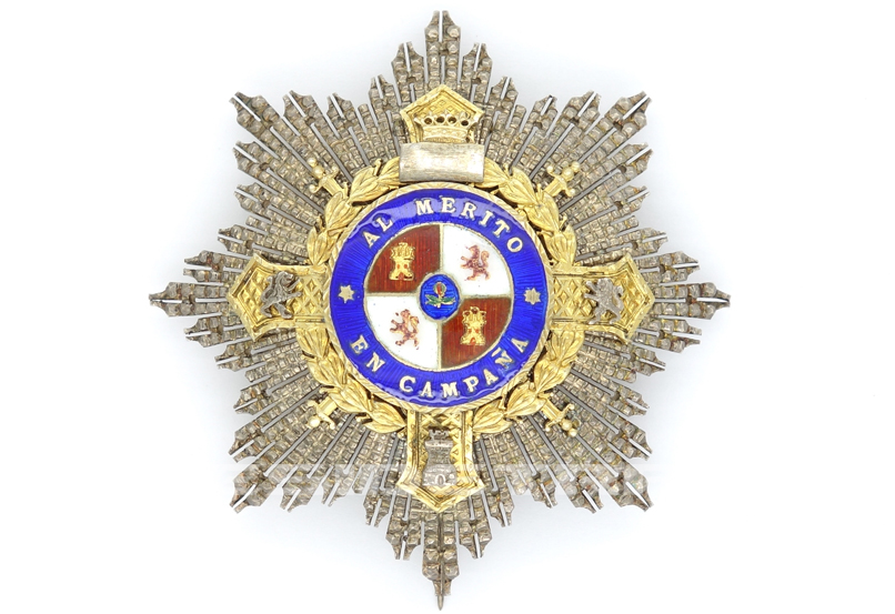 Type II - Spanish War Cross Breast Star