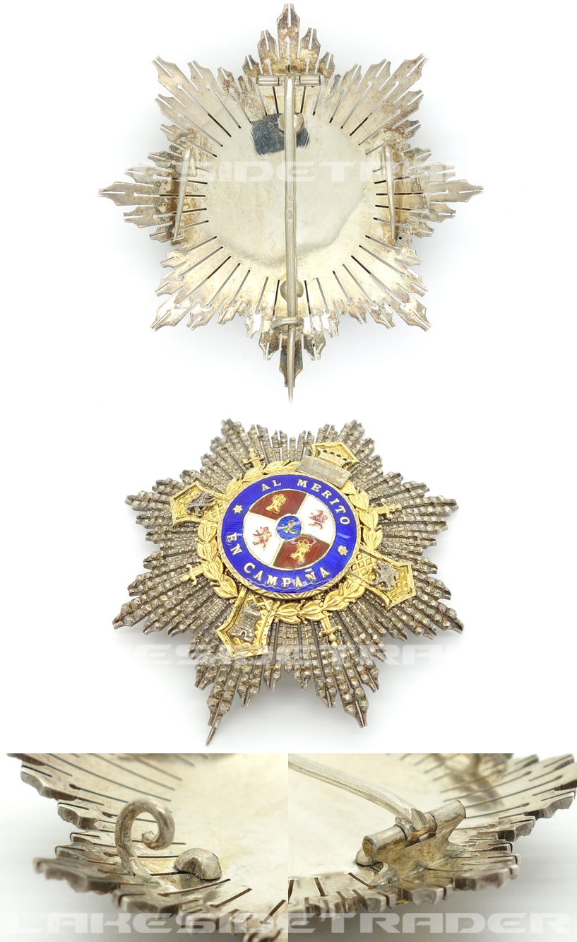 Type II - Spanish War Cross Breast Star