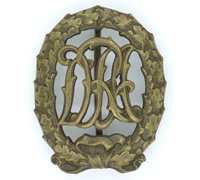 DRA Sports Badge in Bronze by W. Jenna