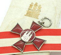 Cased Imperial Hamburg Hanseatic Cross