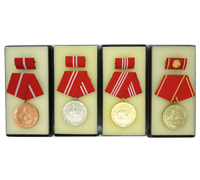 East German - NVA Faithful Service Medals