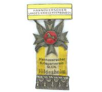 Hannover Warrior Association Membership Badge and Clasp