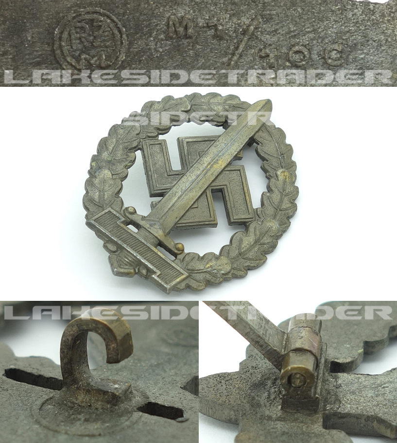 SA Sports Badge for War Wounded by RZM M1/100