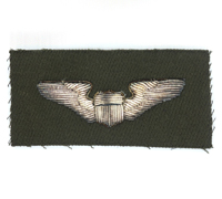US, WW2 – Bullion Army Air Corps Pilot Wing