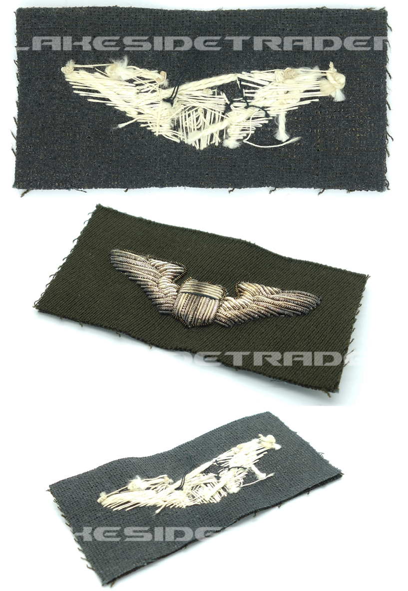 US, WW2 – Bullion Army Air Corps Pilot Wing