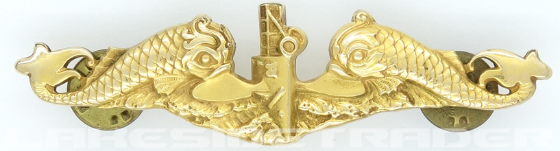 US - Navy Submarine Officer’s Badge by LGB