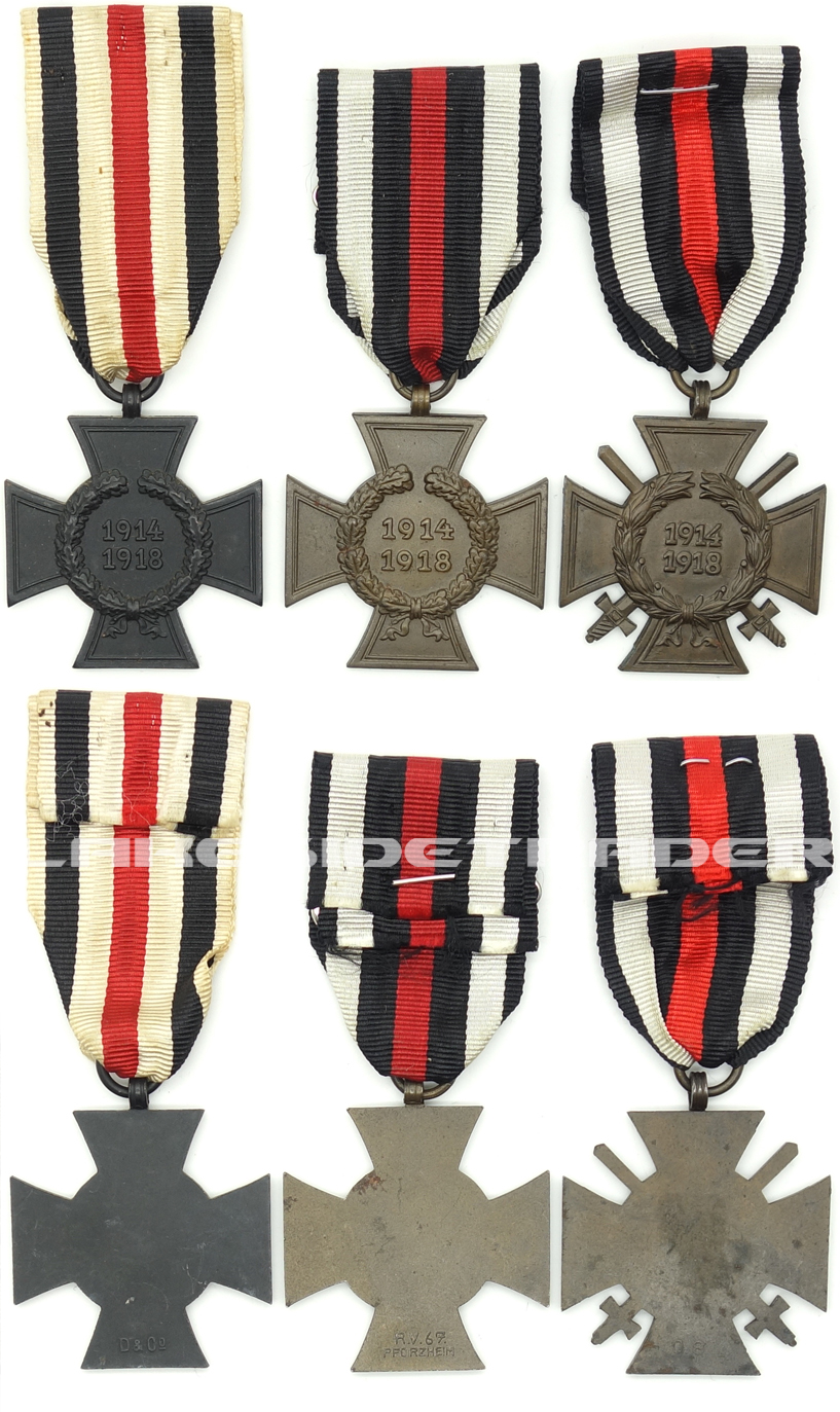 Set of Hindenburg Cross's