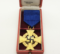 Cased NSDAP 40 Year Faithful Service Cross