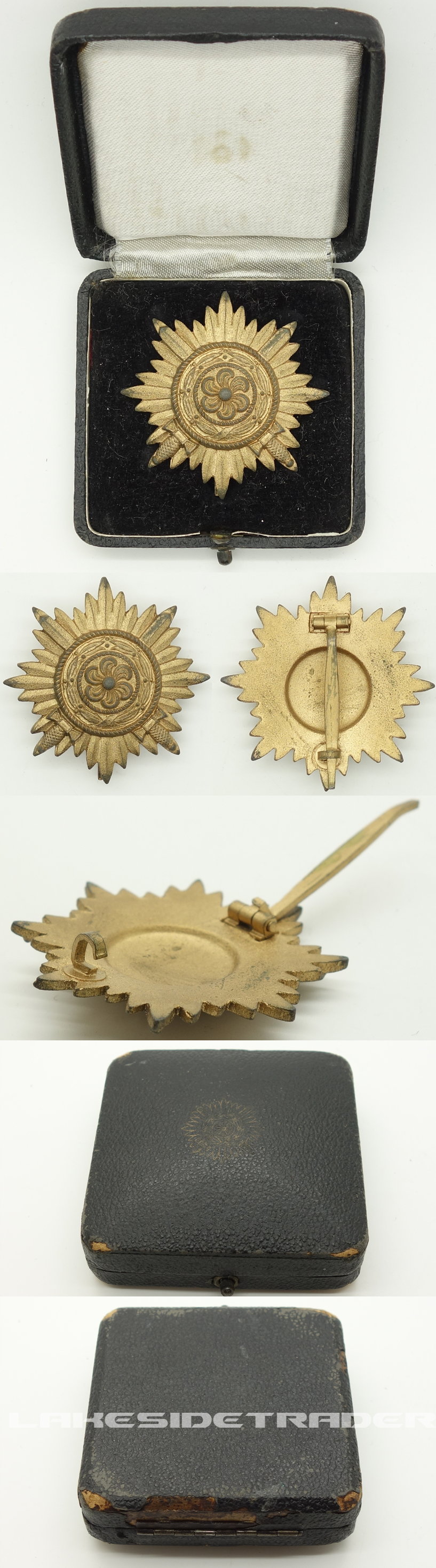 Gold 1st Class Ostvolk Medal with Swords