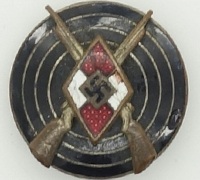 Hitler Youth Marksman Badge by RZM 1/77