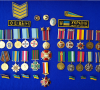 Ukraine Medal/Document Collection