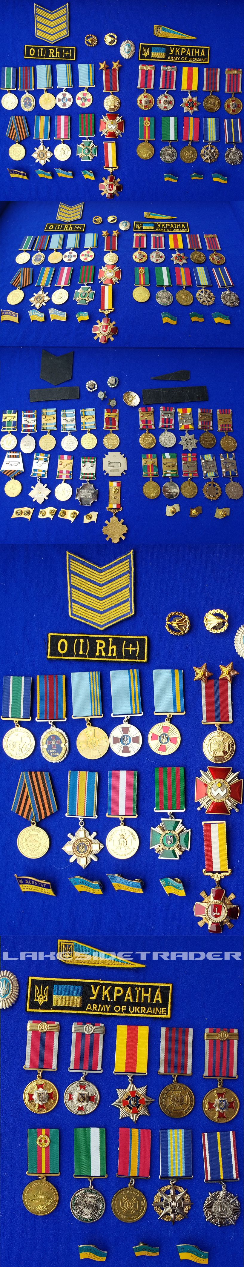 Ukraine Medal/Document Collection