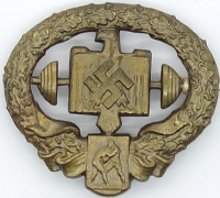 1st Class Heavy Athletics Badge by E. Schmidhäussler