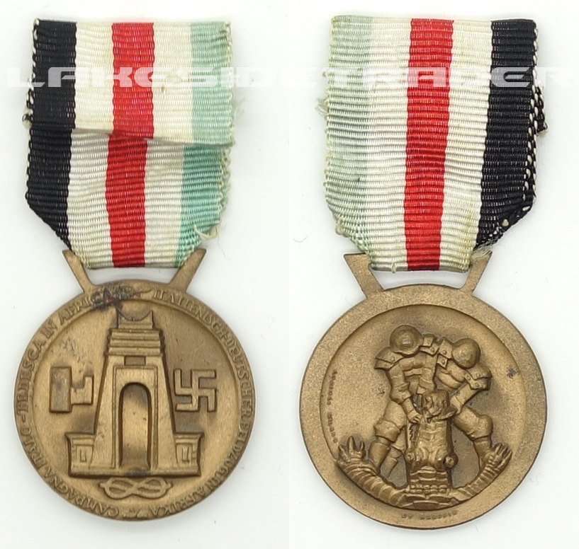  Italian-German African Campaign Medal by Lorioli