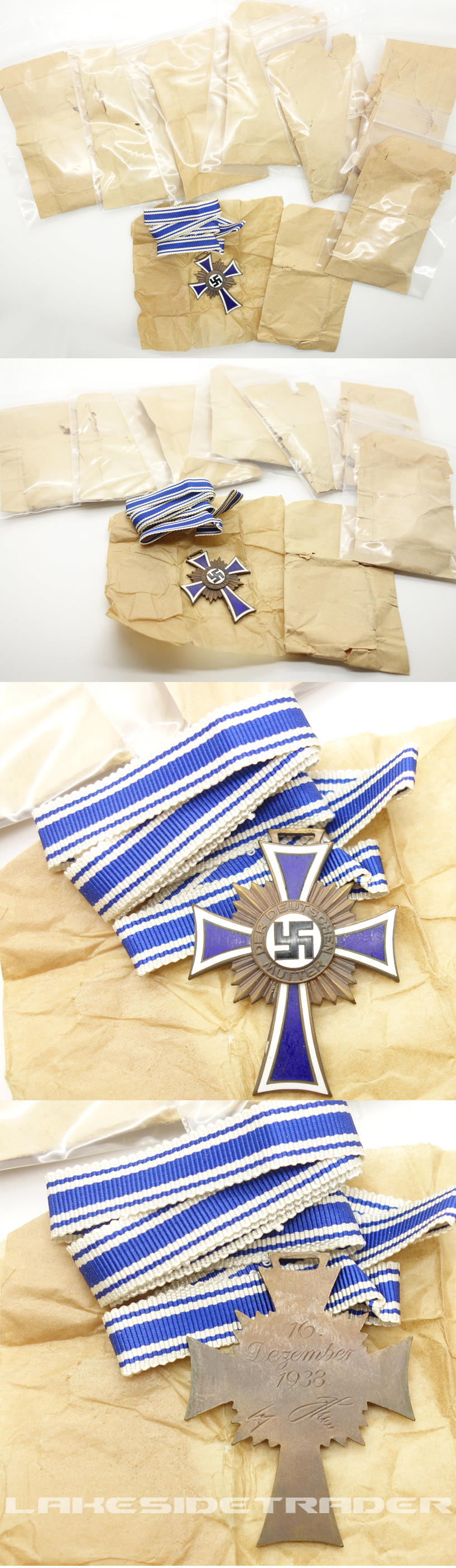 Bronze Mothers Cross in Issue Packet