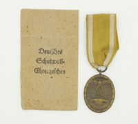 West Wall Medal in Issue Packet