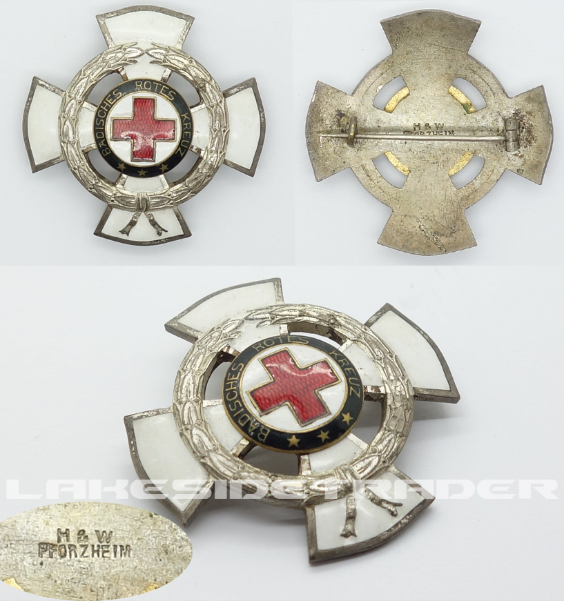 Bavarian Red Cross 25 year Long Service Cross by H&M