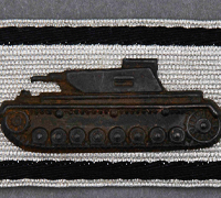 Tank Destruction Badge Silver Grade