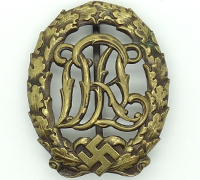 Bronze DRL Sports Badge by Ernst L Müller