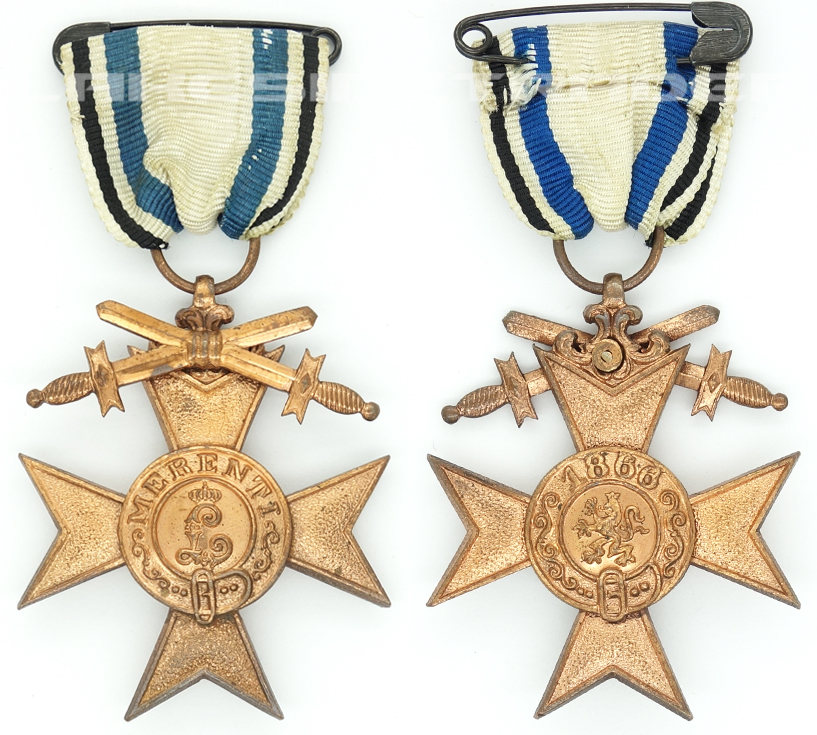 Bavaria - Cased 3rd Class Military Merit Cross