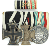 Hungary - Three Piece Medal and Ribbon Bar