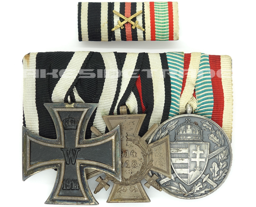 Hungary - Three Piece Medal and Ribbon Bar