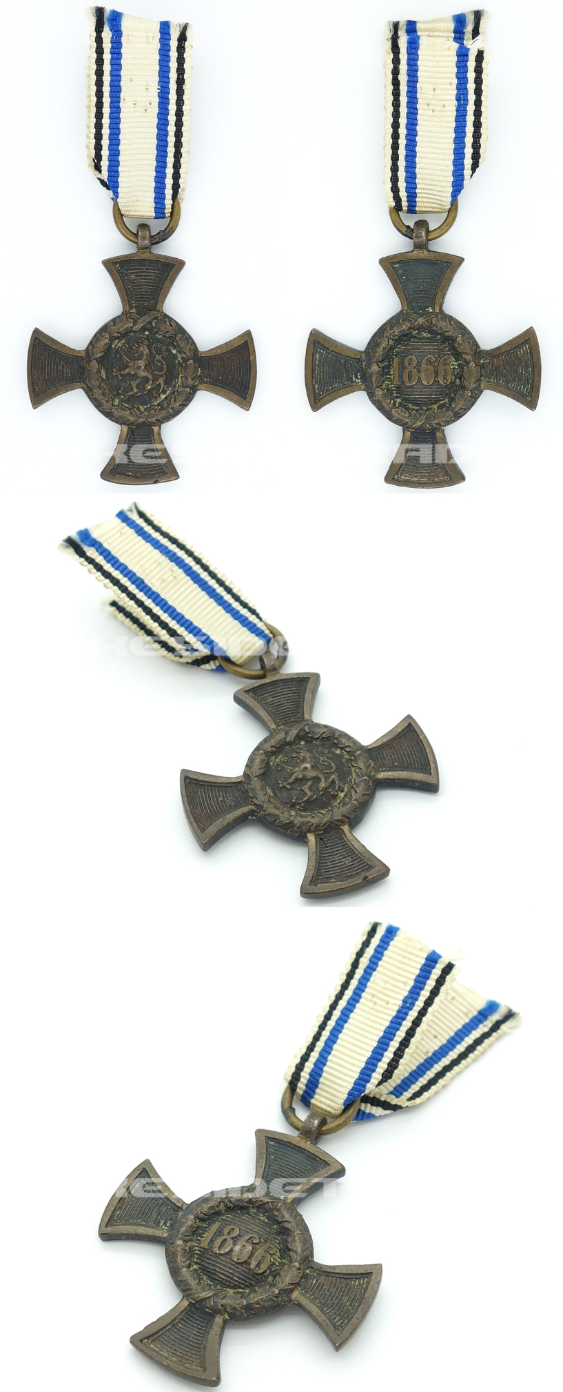 Bavarian - Campaign Medal for Austria 1866