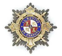 Type I - Spanish War Cross Breast Star