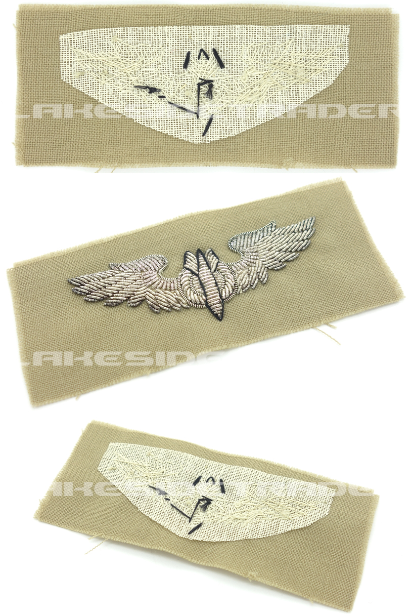 US, WWII - Bullion Army Air Force Officers Bombardier Wing