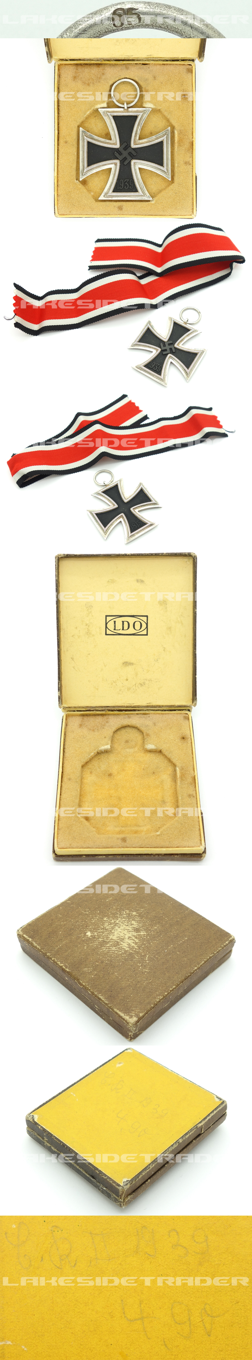 Cased 2nd Class Iron Cross by 65
