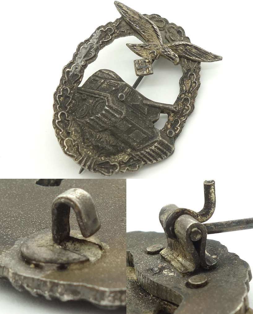 Early Post-War - Luftwaffe Panzer Badge by Souval