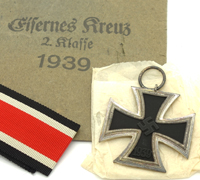 2nd Class Iron Cross by 65 with Issue Packet