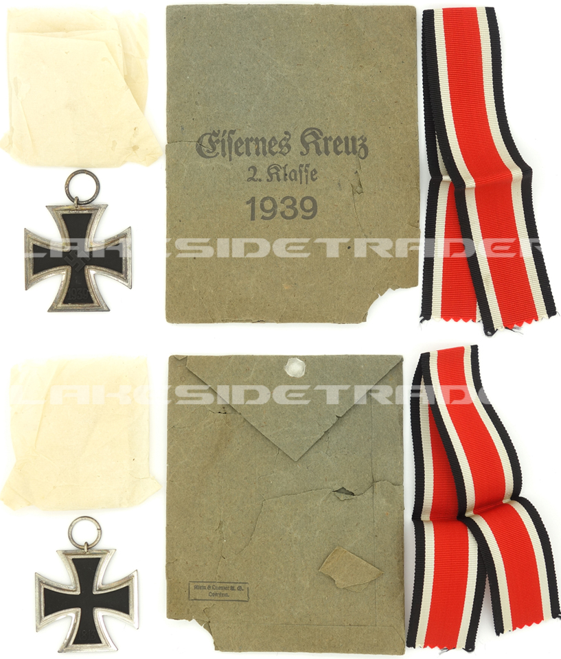 2nd Class Iron Cross by 65 with Issue Packet