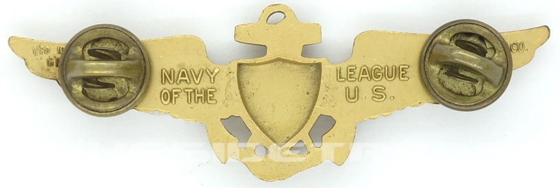 US - Navy League “Presentation” Pilot Wing by B.B. & Co.