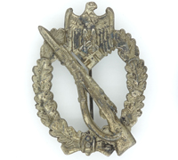 Infantry Assault Badge in Silver by Wiedmann