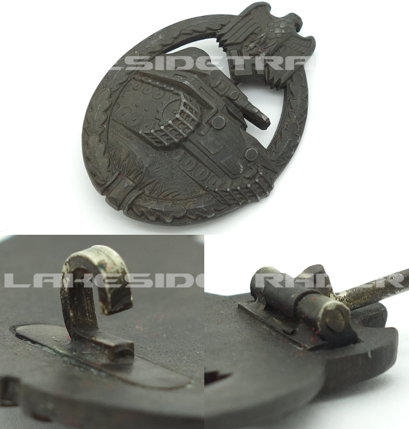 Panzer Assault Badge in Bronze by Zimmermann