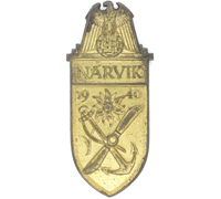 Navy Narvik Campaign Arm Shield