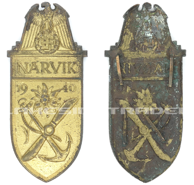 Navy Narvik Campaign Arm Shield