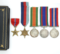 Canada - Named U.S. Bronze Star 5pc Medal Group