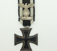 Imperial Iron Cross by Godet with Post-war Spange
