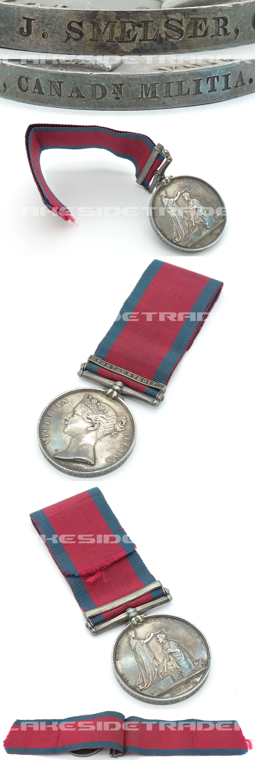 Military General Service Medal with Fort Detroit Clasp