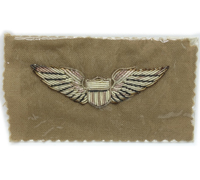 US - Cloth Army Air Corps Pilot Wing in Cello w Tag