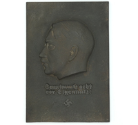 Adolf Hitler Plaque