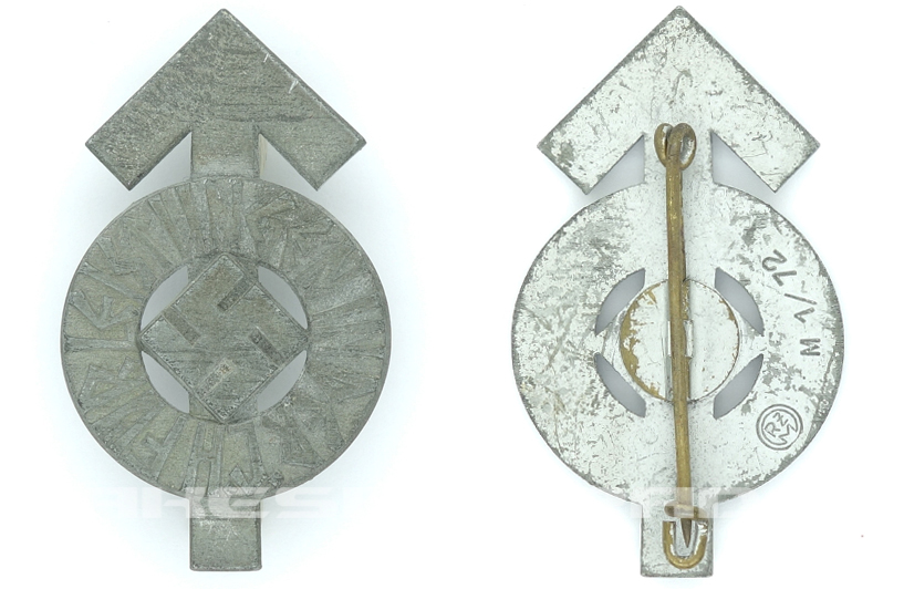 Silver Hitler Youth Proficiency Badge by RZM M1/72