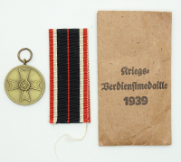 1939 War Merit Medal with Issue Packet by Friedrich Keller