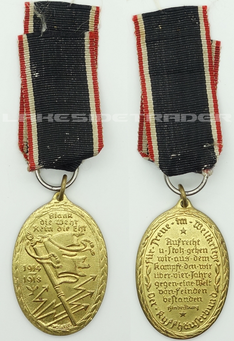 War Veterans Comm. Medal - Kyffhäuser Union