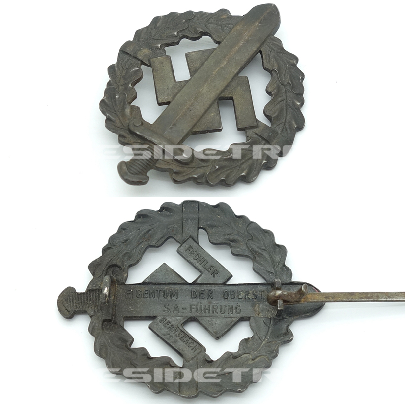 SA Defence Badge in Bronze by Fechler