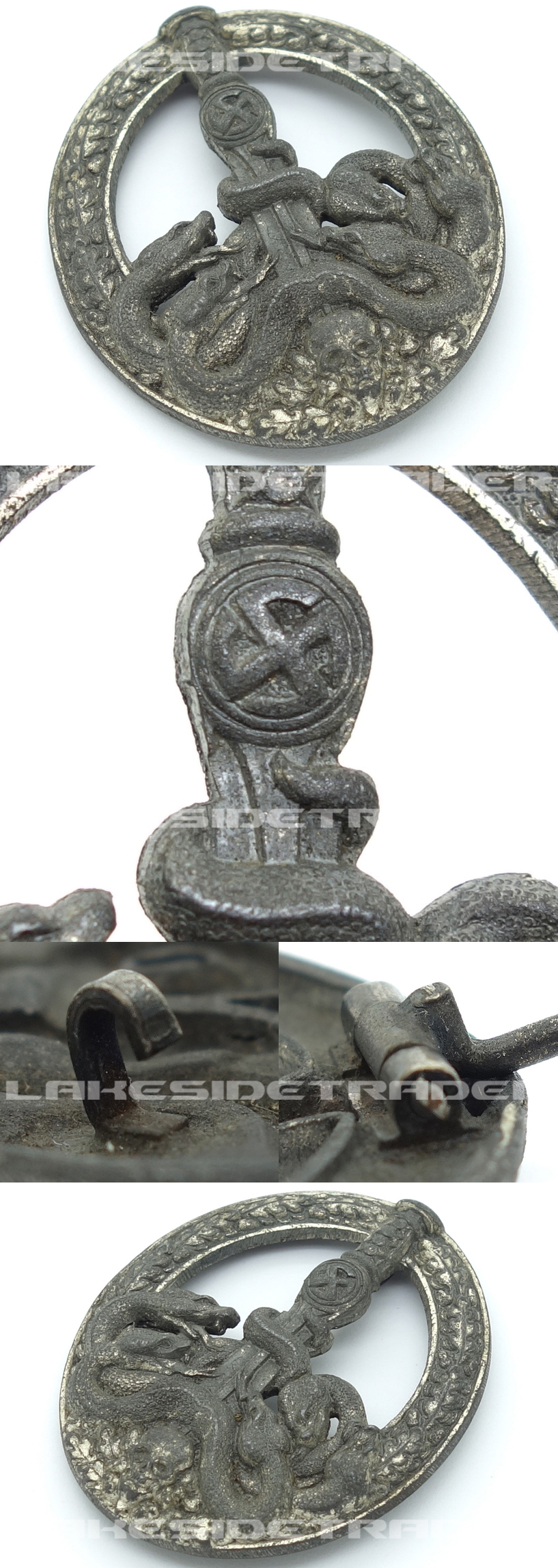 Anti-Partisan Badge in Silver by Juncker