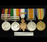 Boer War & WWI - Medal Bar to Ste.Sgt. Scots Guard